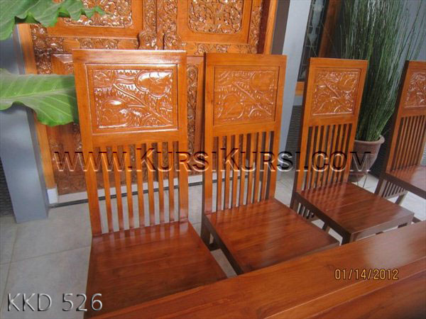Model Kursi Makan Ukiran Head KKD 526