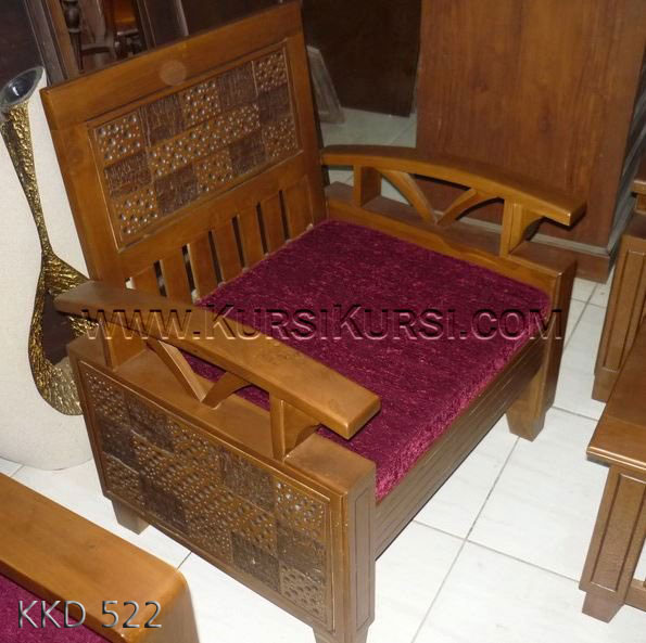 Model Kursi Tamu Kayu Becak KKD 522