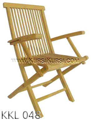 Kursi Lempit Jati KKL-048