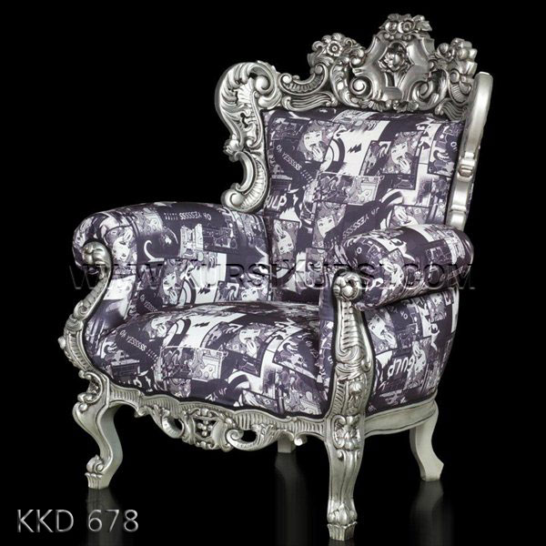 Lobia Kursi Sofa Silver KKD 678
