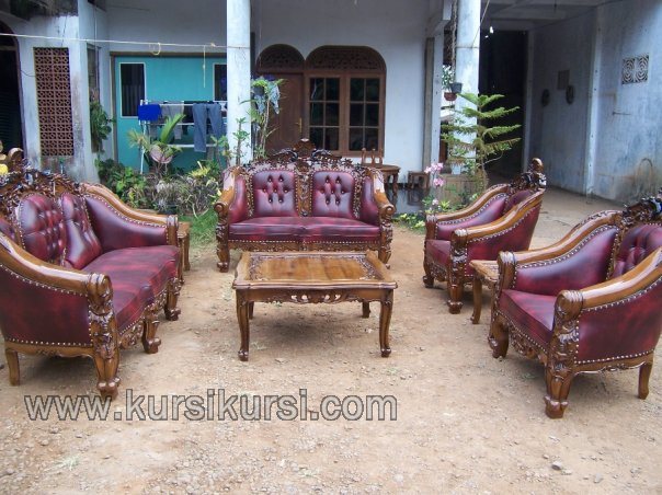 Furniture Jepara Set Sofa Tamu Ukir Kayu Jati