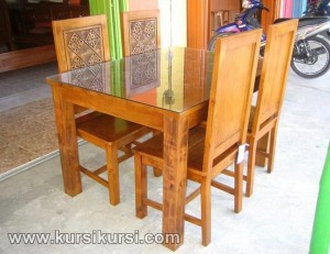 Jepara Furniture Set Kursi Makan Kayu Jati