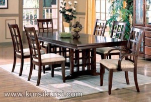 Set Kursi Makan Minimalis Terbaru Jati Jepara