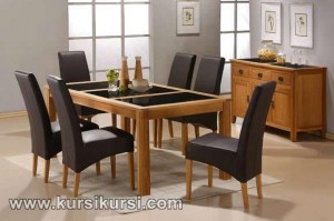 Set Kursi Meja Makan Minimalis Kaca Bagi 3 Kaca