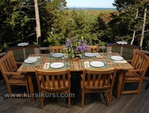 Furniture Set Kursi Santai Garden Kayu Jati Jepara