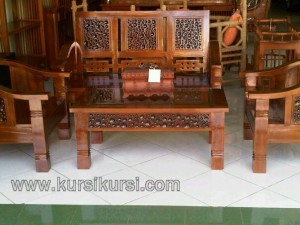 Set Kursi Tamu Minimalis Ukir Air Jatuh