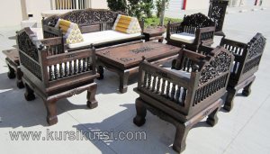 Kursi Tamu Ukiran Mewah Jati Jepara