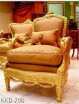Kursi Sofa  Finishing Emas KKD 700