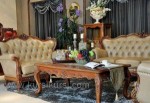Furniture Mewah Set Sofa Finishing Emas Kode ( KKS 507 )