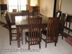 Mebel Jepara Set Kursi Makan Balero Kayu Jati Kode ( KKS 187 )