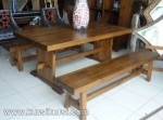 Mebel Kayu Set Kursi Makan Model Warung Makan Kode ( KKS 196 )