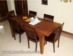 Set Kursi Makan Minimalis Jepara Jati Kode ( KKS 301 )