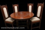 Set Kursi Makan Model Meja Bundar Kode ( KKS 318 )