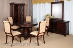 Set Kursi Makan Modern Jepara Klasik Kode ( KKS 345 )