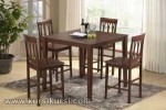 Set Kursi Meja Makan Minimalis Kayu Jati Jepara Kode ( KKS 420 )