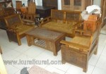 Kursi Tamu Set Minimalis Ceplok Ukir Jepara Kode( KKS 555 )