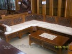 Mebel Minimalis Jati Set Kursi Tamu Jati Sudut Kode ( KKS 594 )