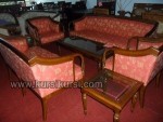 Melamin Furniture Set Kursi Tamu Sofa Seraton Jati Kode ( KKS 605 )