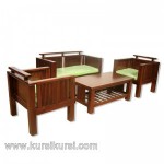 Minimalis Salur Set Kursi Tamu Jati Kode ( KKS 609 )