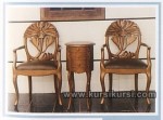 Model Set Kursi Teras Ukir Daun Kenceh Kode ( KKS 932 )