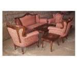 Romawi Set Kayu Jati Sofa Modern Kode ( KKS 645 )