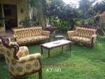Romawi Set Kursi Tamu Sofa Jati Kode ( KKS 647 )