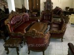 Set Kursi Tamu Barcelona Kayu Jati Jepara Kode ( KKS 654 )