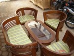 Set Kursi Tamu Cantin Aceh Jok Busa Dudukan Kode ( KKS 662 )