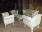 Set Kursi Tamu Duco Putih Jepara Kode (KKS 665 )