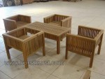 Set Kursi Tamu Minimalis Kayu Jati Kode ( KKS 704 )