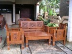 Set Kursi Tamu Minimalis Kayu Jati Terbaru Kode ( KKS 703 )