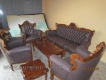 Set Kursi Tamu Romawi Kupingan Jepara Kode ( KKS 740 )