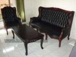 Set Kursi Tamu Sofa Kayu Mahoni Jepara Kode ( KKS 750 )