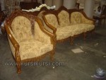 Set Kursi Tamu Sofa Monaco Kayu Jati Kode ( KKS 753 )