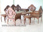 Set Kursi Tamu Ukir Model Kartini Jambu Kode ( KKS 776 )