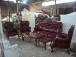 Set Sofa Tamu Romawi Cipendil Kayu Jati Kode ( KKS 789 )