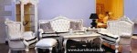 Furniture Mewah Kursi Tamu Duco Putih Tulang Kode ( KKS 077 )