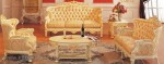 Sofa Mewah Kayu Mahoni Ukir Solid Kode ( KKS 989 )