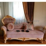 Bangku Sofa Jepara Gold Finishing
