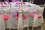 Kursi Tifani Jok Pink Wedding Chair Furniture KKW 149